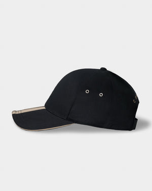 CRONOS LINEFORM CAP【BLACK×TAUPE】