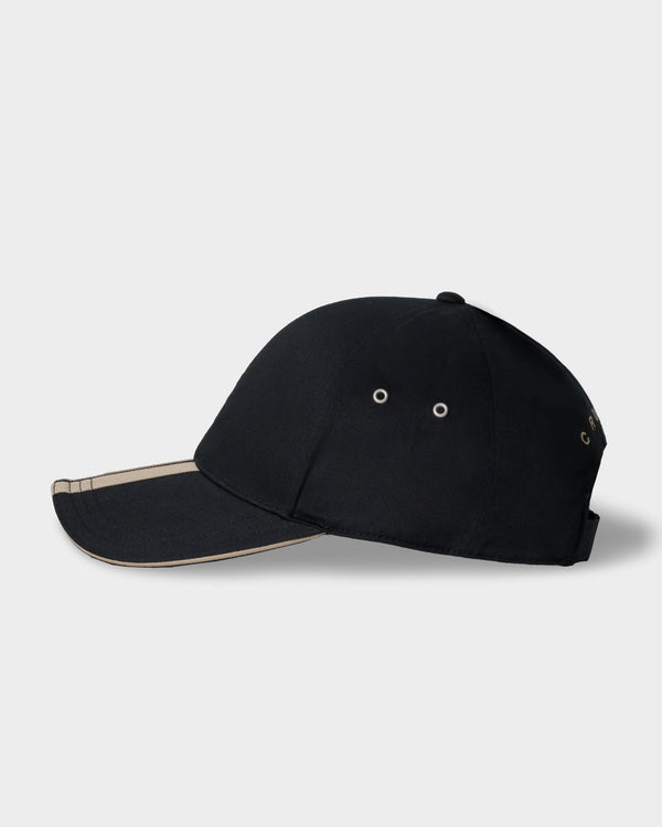 CRONOS LINEFORM CAP【BLACK×TAUPE】