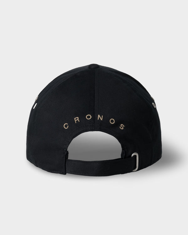 CRONOS LINEFORM CAP【BLACK×TAUPE】
