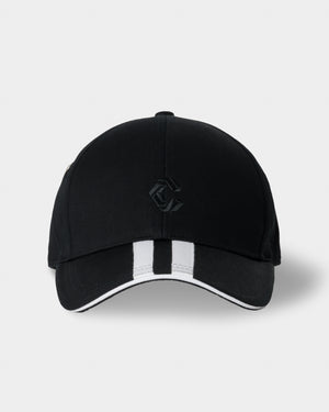 CRONOS LINEFORM CAP【BLACK×WHITE】