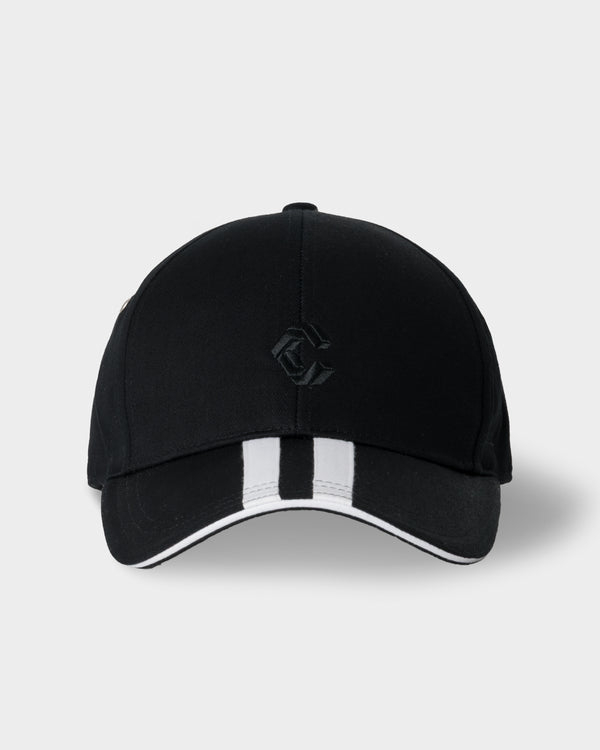 CRONOS LINEFORM CAP【BLACK×WHITE】