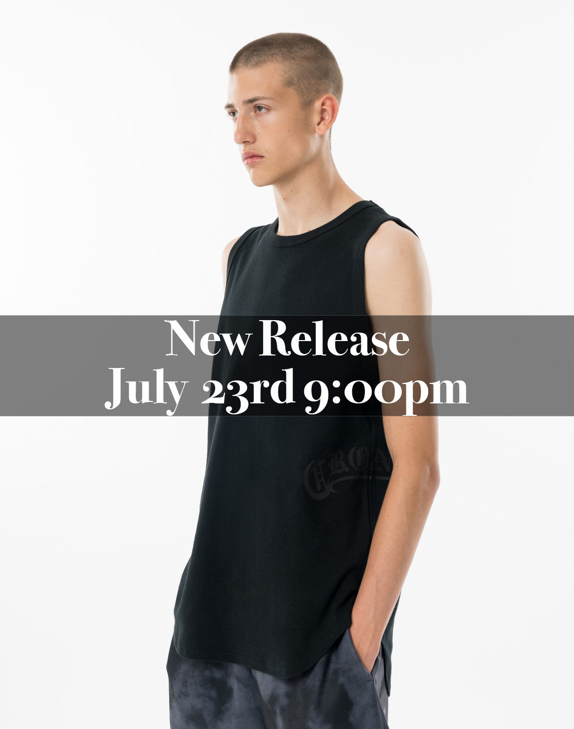 CRONOS RIB SIDE LOGO TANK TOP【WHITE】 – クロノス CRONOS
