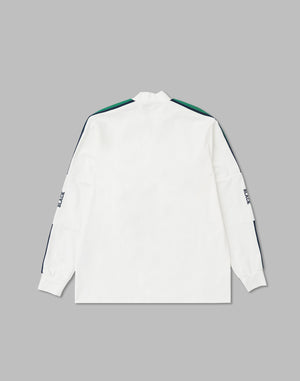 CRONOS BLACK mock neck longsleeve【WHITE】