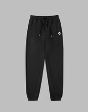 CRONOS CALF LOGO SWEAT LONGPANTS【BLACK】