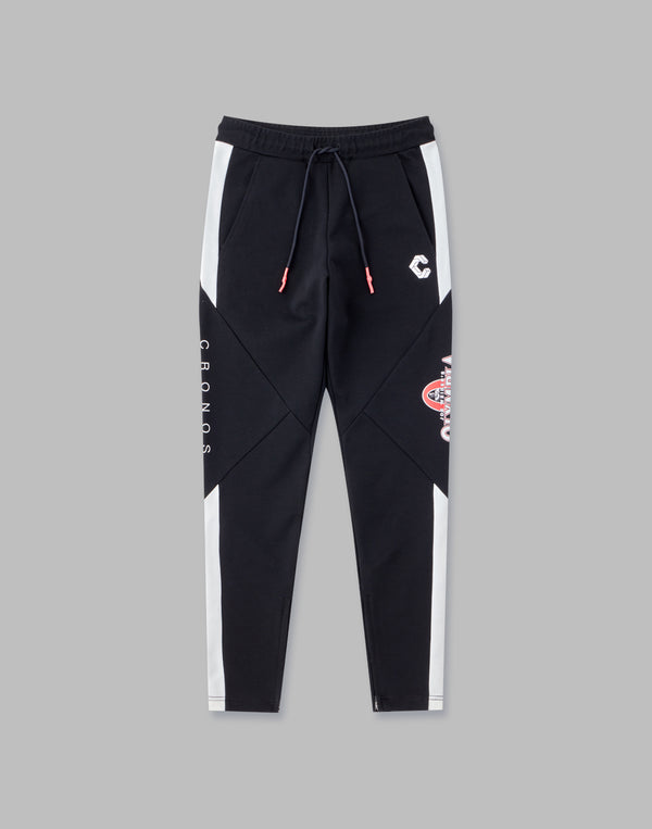 CRONOS×OLYMPIA SIDE LINE 長褲 [黑色]