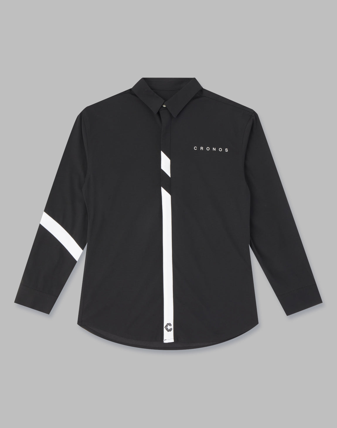 CRONOS BLACK FRONT SWICHED SHIRTS – クロノス CRONOS Official