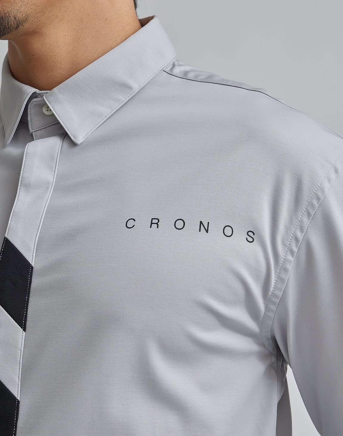 CRONOS BLACK FRONT SWICHED SHIRTS – クロノス CRONOS Official