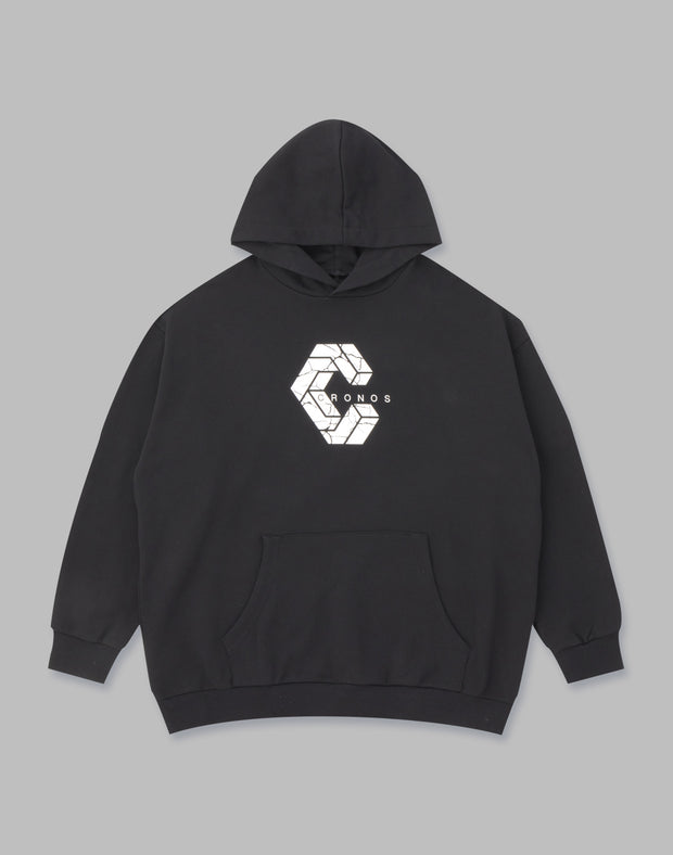 CRONOS SIGNATURE LOGO HOODIE【BLACK】