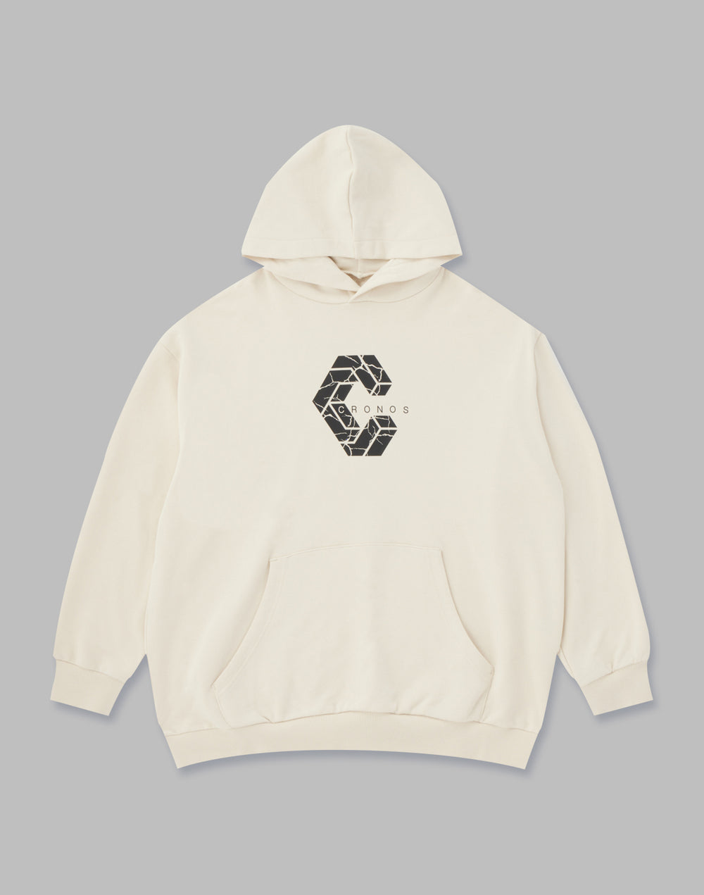 CRONOS 簽名 LOGO 連帽衫 [奶油色]