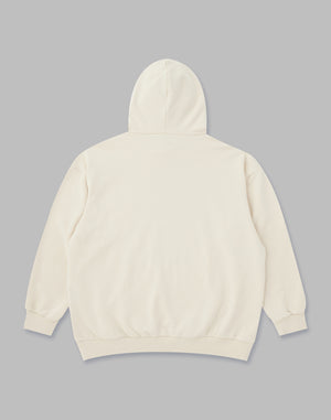 CRONOS SIGNATURE LOGO HOODIE【CREAM】