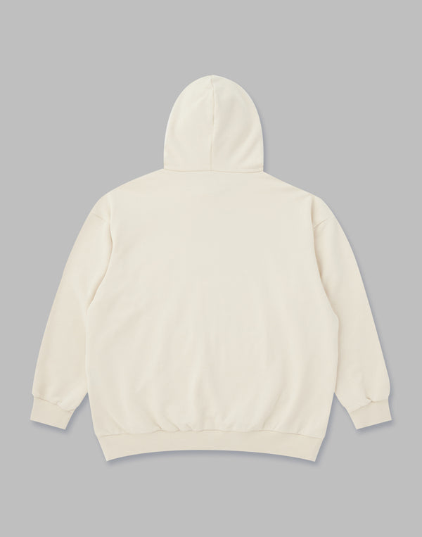 CRONOS SIGNATURE LOGO HOODIE【CREAM】