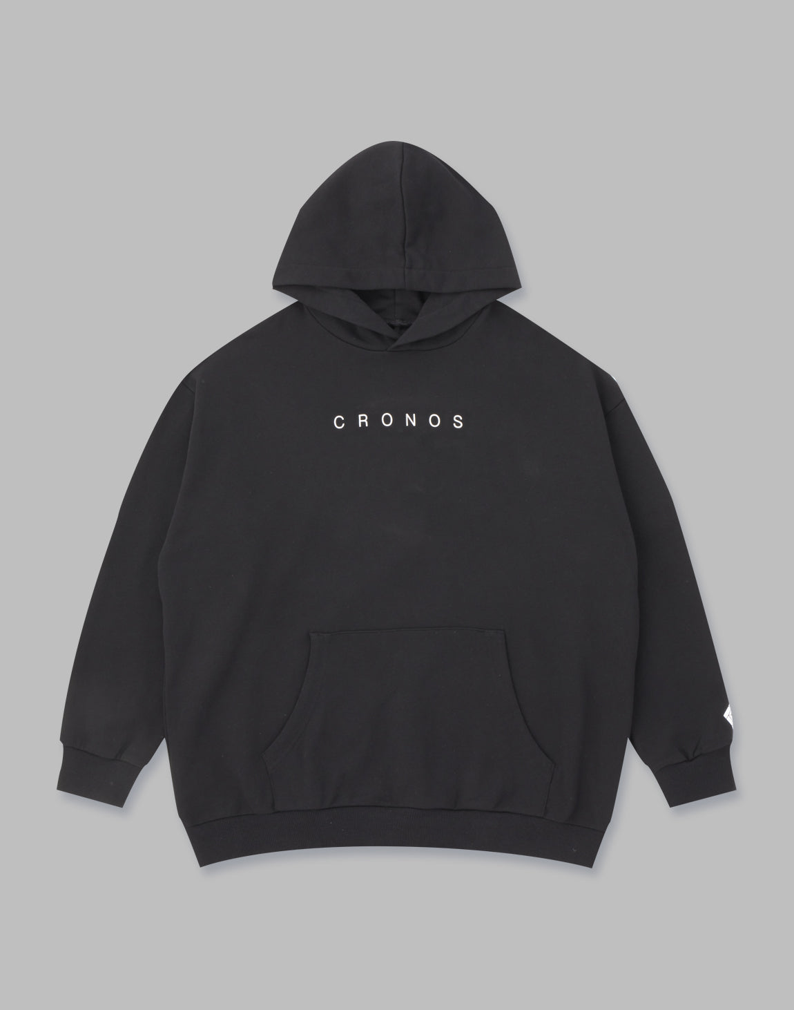 CRONOSトレーナー　ブラック CRONOS Patchwork long sleeveT 【BLACK】