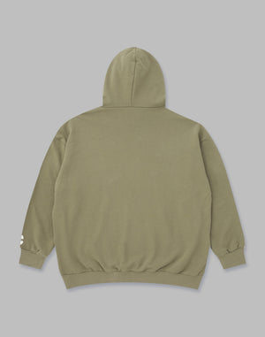 CRONOS LOGO HOODIE【KHAKI】