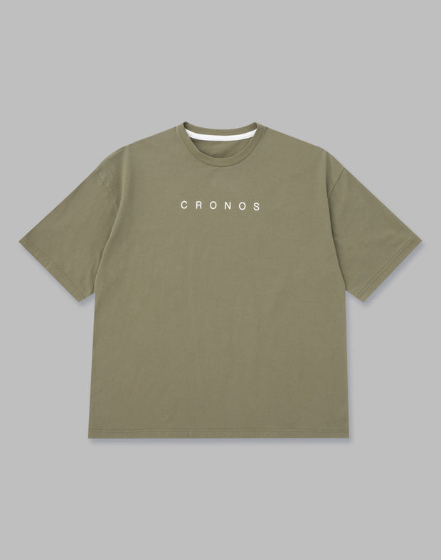 CRONOS OVERSIZE T-SHIRTS【KHAKI】 - クロノス CRONOS Official Store