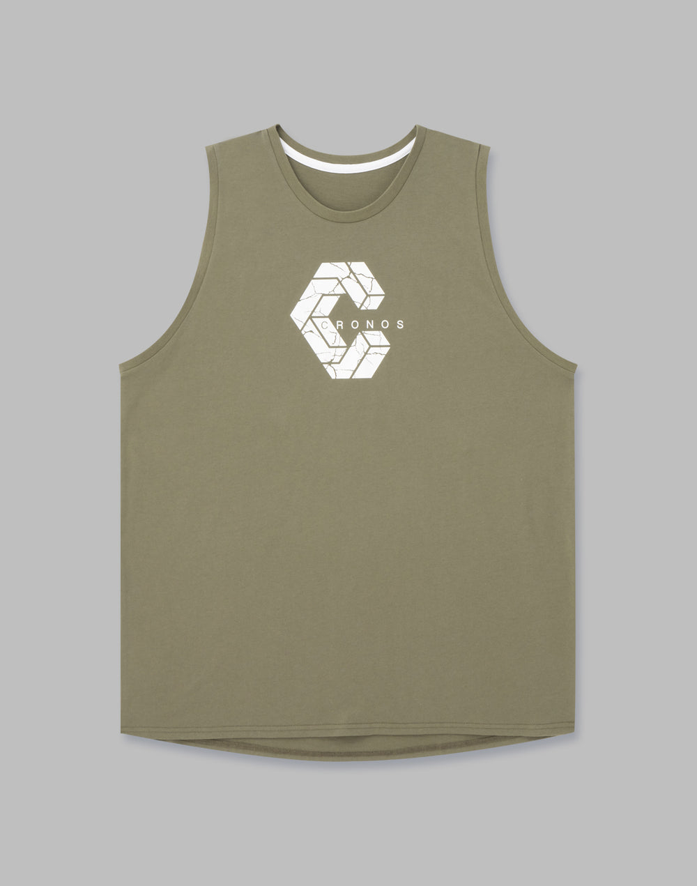 CRONOS SIGNATURE LOGO TANKTOP【KHAKI】
