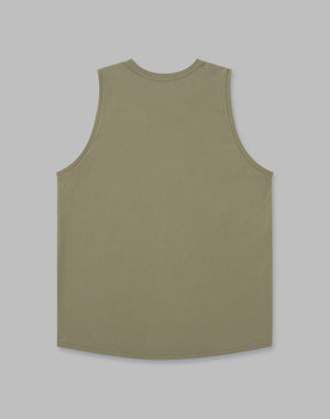 CRONOS SIGNATURE LOGO TANKTOP【KHAKI】