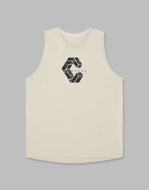 CRONOS SIGNATURE LOGO TANKTOP【CREAM】