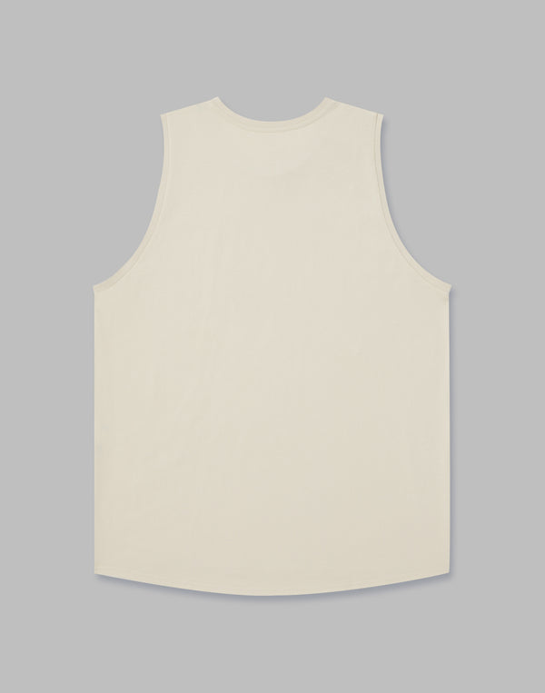 CRONOS SIGNATURE LOGO TANKTOP【CREAM】