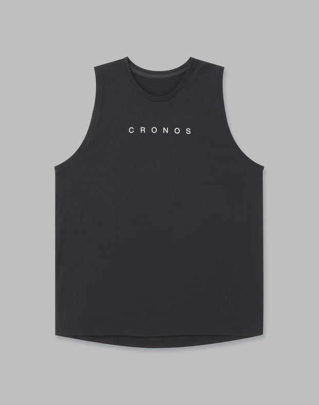 CRONOS LOGO TANKTOP【BLACK】クロノス タンクトップ-