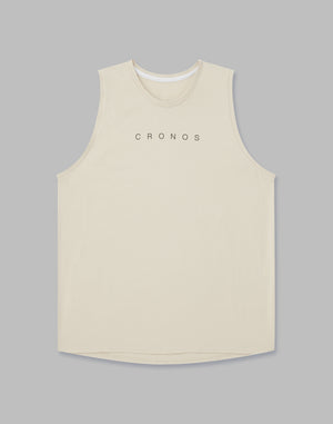 CRONOS LOGO TANKTOP【CREAM】