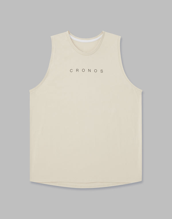 CRONOS LOGO TANKTOP【CREAM】