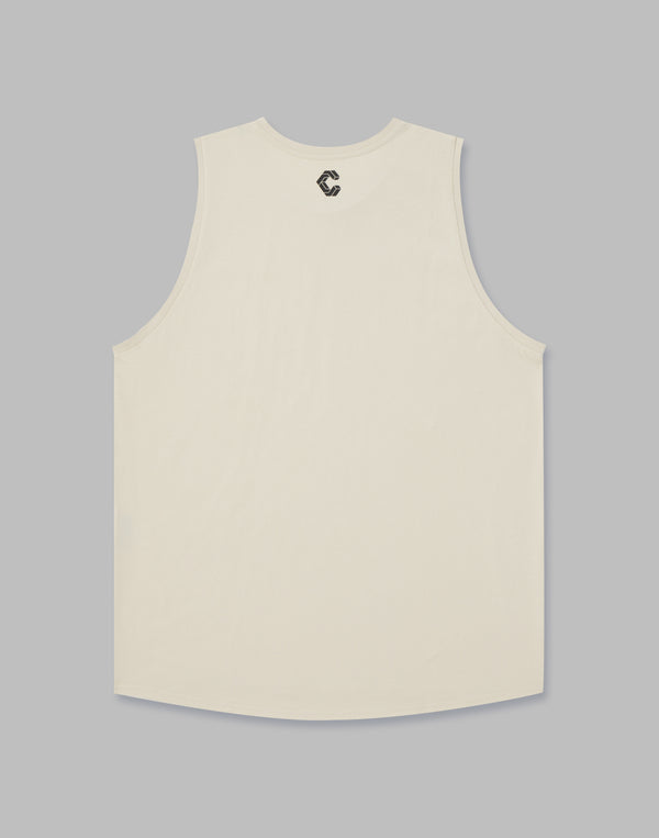 CRONOS LOGO TANKTOP【CREAM】