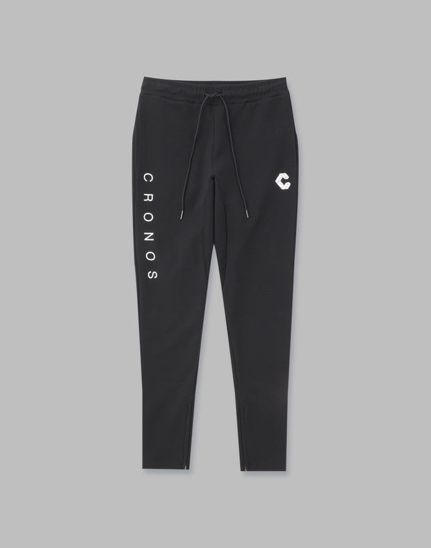 CRONOS クロノス Mode Sweat Pants-BLACK-