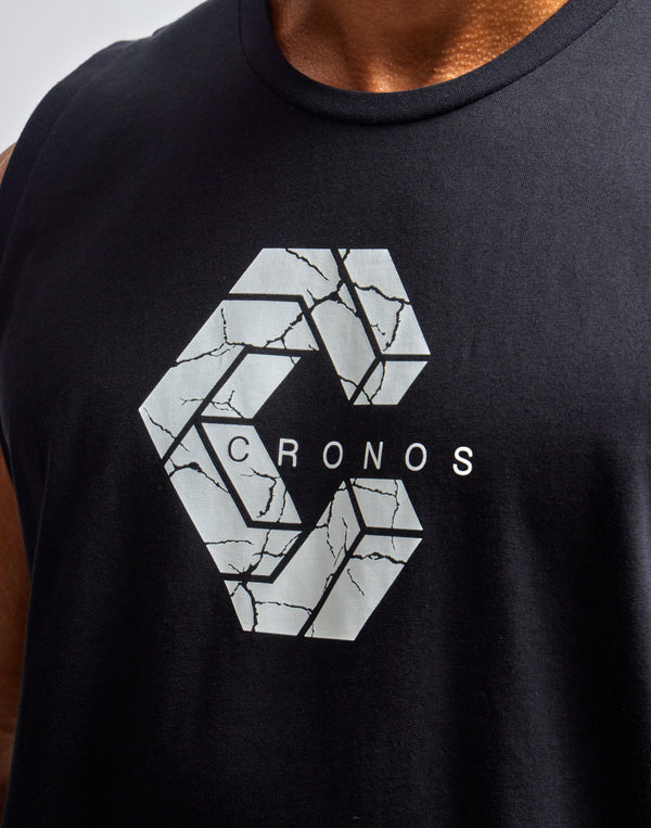 CRONOS SIGNATURE LOGO TANKTOP【KHAKI】