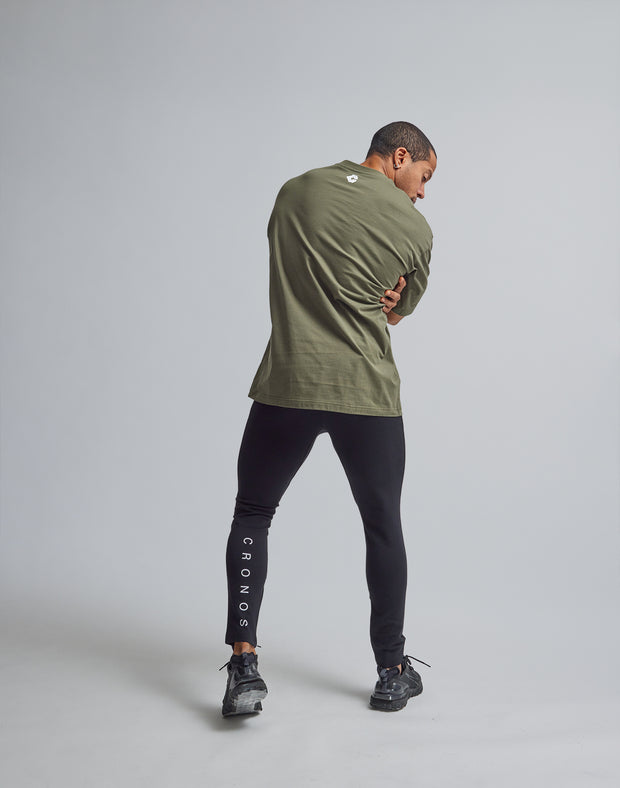 CRONOS OVERSIZE T-SHIRTS【KHAKI】