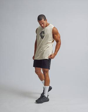 CRONOS SIGNATURE LOGO TANKTOP【CREAM】