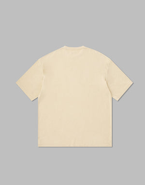 CRONOS 刺繡 BOXLOGO BAMBOOPILE T 卹 [蛋殼色]