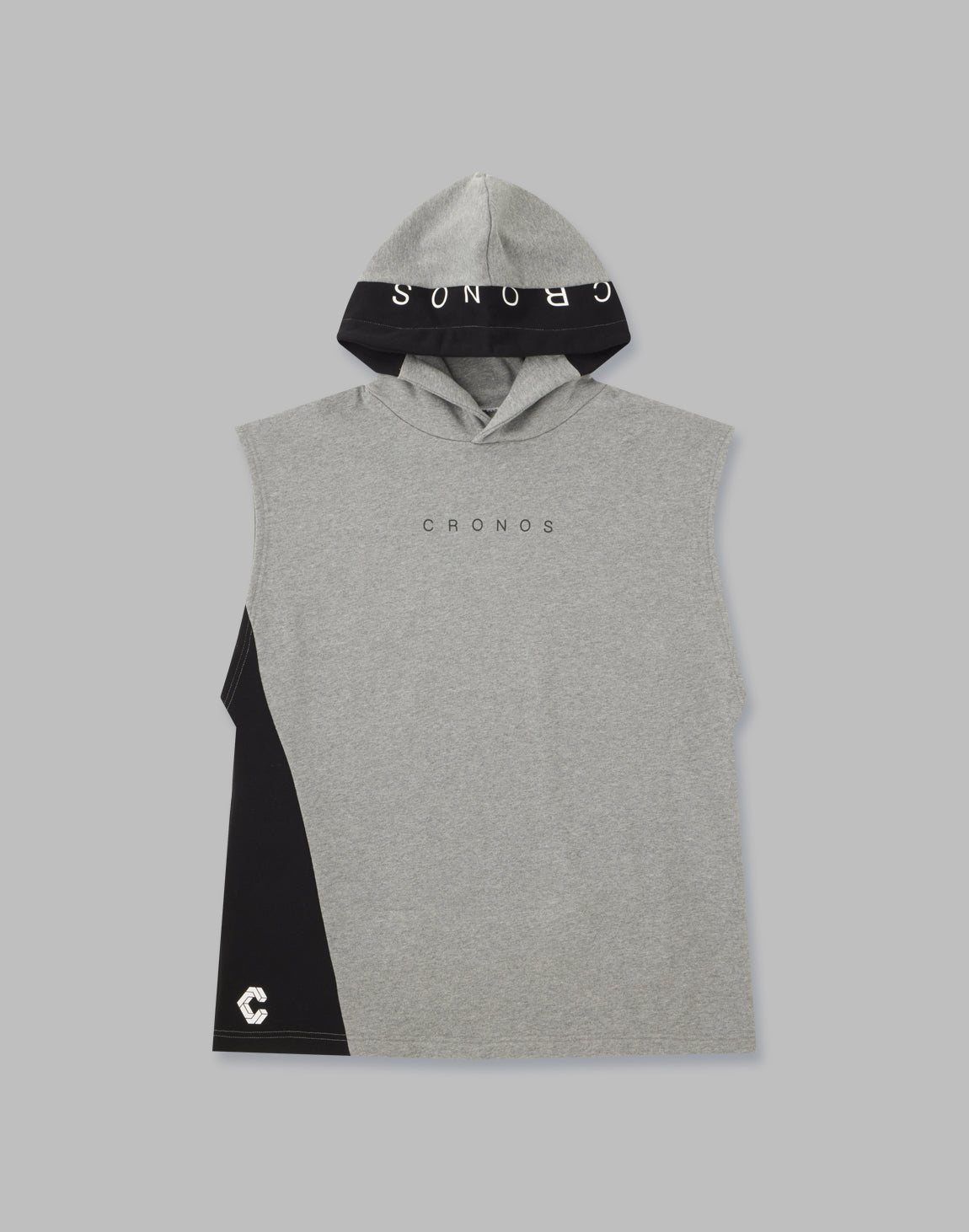 CRONOS SWICHED SLEEVELESS HOODIE – クロノス CRONOS Official Store