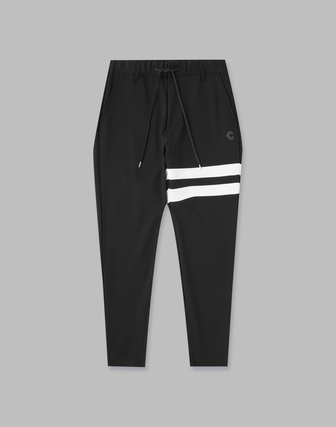 CRONOS BLACK SLIM TAPERED LING PANTS – クロノス CRONOS Official Store
