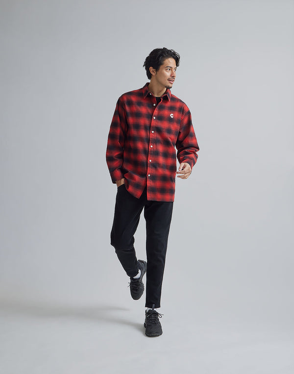 CRONOS BLACK FLANNEL SHIRTS