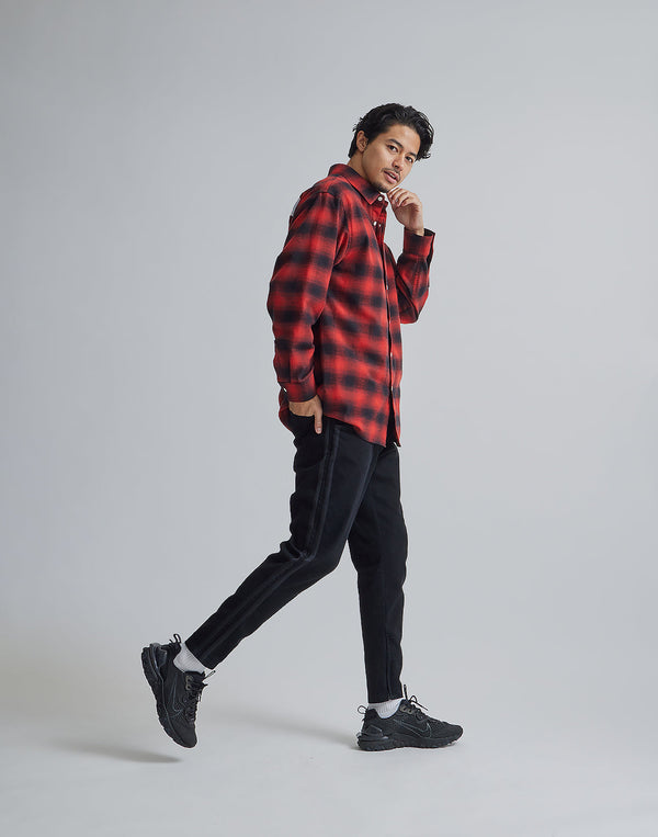 CRONOS BLACK FLANNEL SHIRTS