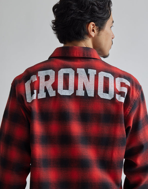 CRONOS BLACK FLANNEL SHIRTS
