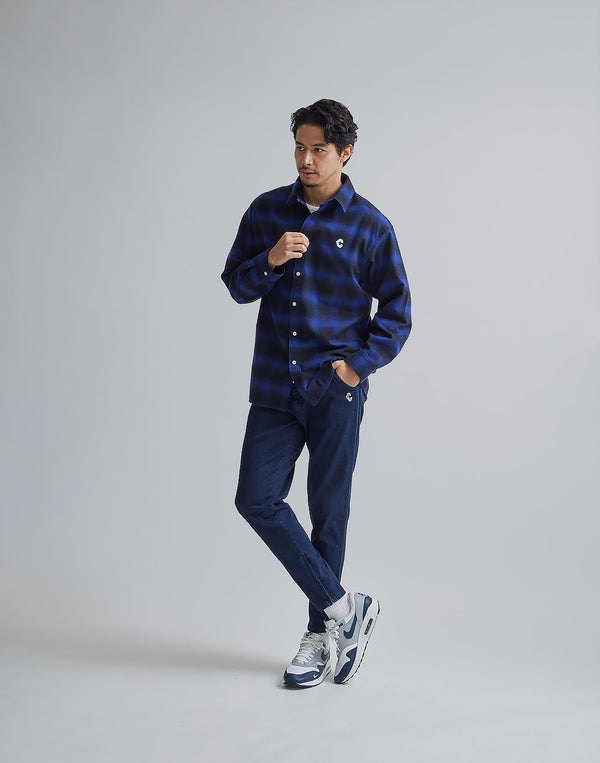 CRONOS BLACK FLANNEL SHIRTS