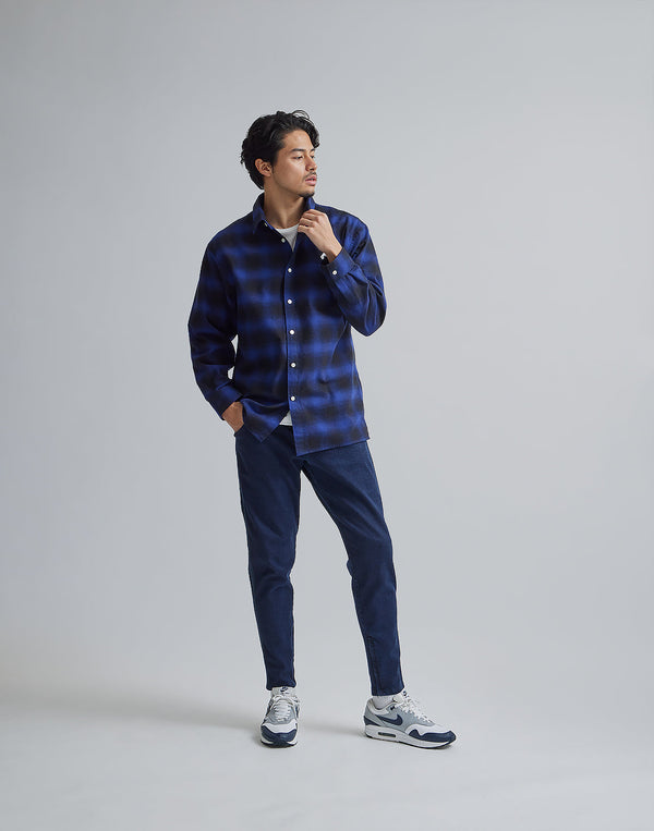 CRONOS BLACK FLANNEL SHIRTS