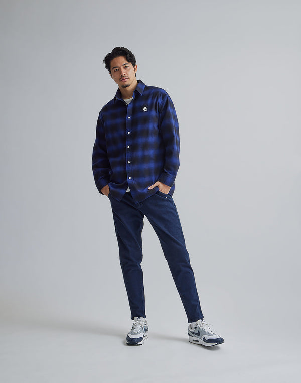 CRONOS BLACK FLANNEL SHIRTS