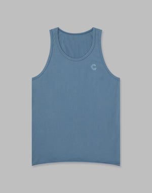 CRONOS BACK LOGO TANKTOP【BLUEGRAY】