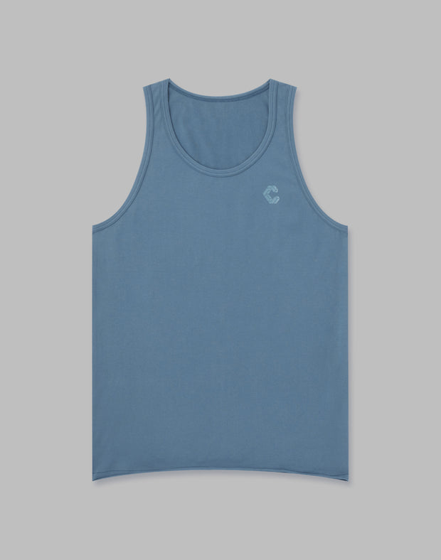 CRONOS BACK LOGO TANKTOP【BLUEGRAY】