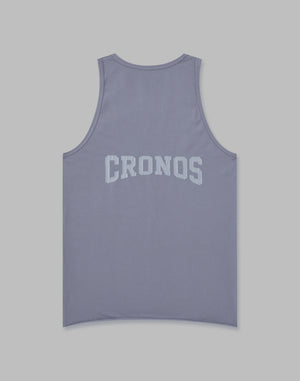 CRONOS BACK LOGO TANKTOP【CHARCOAL】
