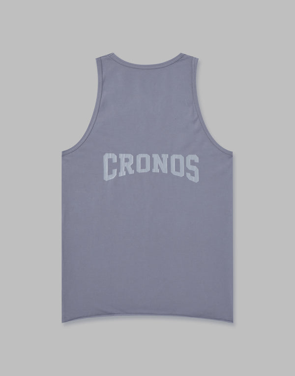 CRONOS BACK LOGO TANKTOP【CHARCOAL】