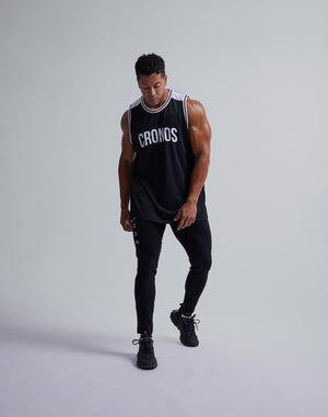 CRONOS MESH TANKTOP [BLACK]