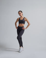 CRONOS WOMEN BACK TWIST BRA【BLACK】