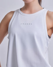 CRONOS WOMEN 2WAY TANKTOP【WHITE】