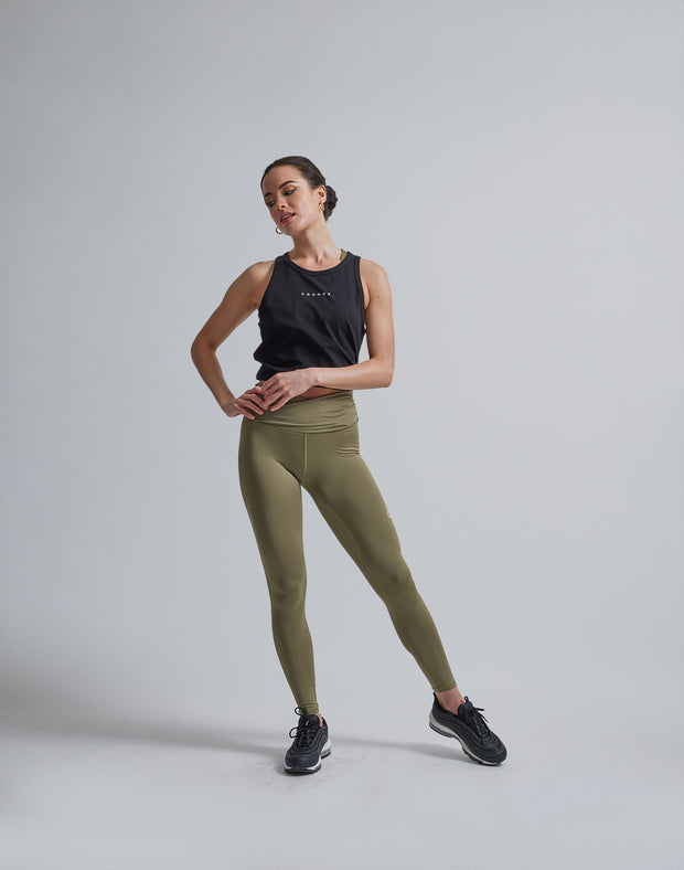 CRONOS WOMEN 2WAY TANKTOP【BLACK】