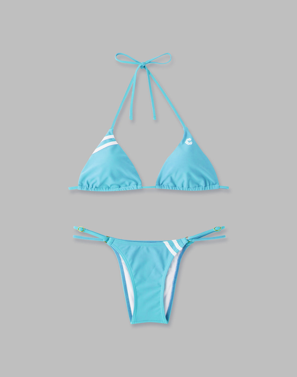 CRONOS WOMEN  NEW 2STRIPES BIKINI【TURQUOISE】