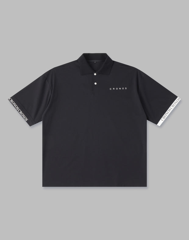 CRONOS ACTIVE OVERSIZE POLO【BLACK】