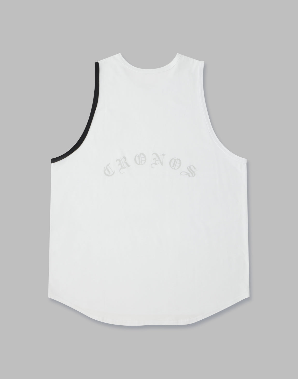 CRONOS BLACK LETTER LOGO TANKTOP【WHITE】